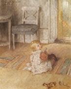 Carl Larsson Pontus on the Floor china oil painting artist